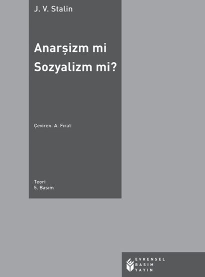 Anarşizm mi Sosyalizm mi?