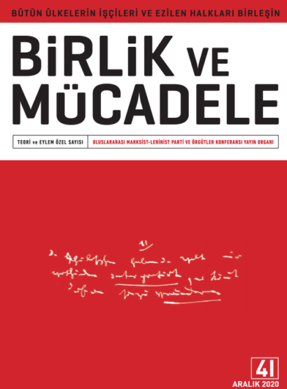 Birlik ve Mücadele Sayı 41 (Aralık 2020)