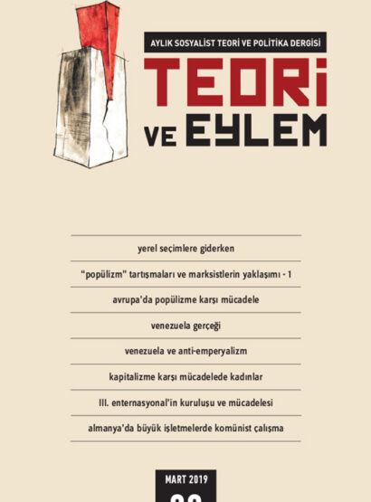 Teori ve Eylem Dergisi Sayı 28 (Mart 2019)