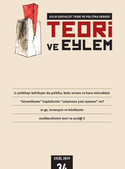Teori ve Eylem Sayı 34 (Eylül 2019)