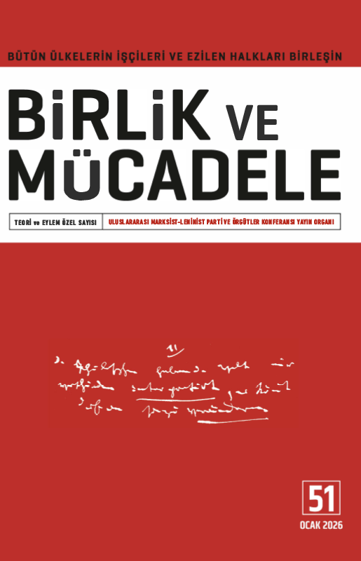 Birlik ve Mücadele Dergisi Sayı: 51 (Ocak 2026)